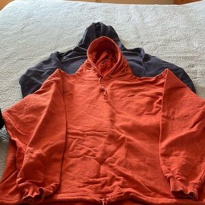 Two oversized gap cotton hoodies